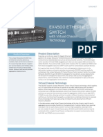 Ex4500 Ethernet Switch: With Virtual Chassis Technology