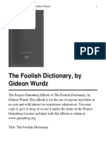 The Foolish Dictionary