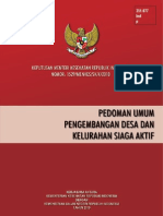 Buku Pedoman Umum Pegembangan Desa Dan Kelurahan Siaga Aktif