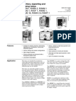 Auxiliary Signalling and Tripping Relays Rxma 1 Rxma 2 Rxms 1 Rxsf 1 Rxme 1 Rxme 18 Rxmh 2 Rxm