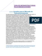 Comparticion de Infraestructuras en Telecomunicaciones