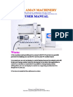 User User User User Manual Manual Manual Manual: Aman Aman Aman Aman Machinery Machinery Machinery Machinery