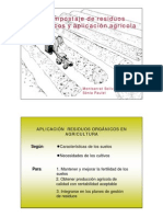 Compostaje de Residuos Orgánicos y Aplicación Agrícola