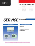 Samsung CAC (Ceiling Unit) Service Manual