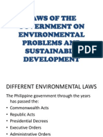 Laws of The Government On Environmental Problems and