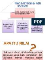 PSV 3113 Pentaksiran Aspek Nilai Dan Sahsiah