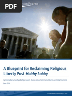 Download A Blueprint for Reclaiming Religious Liberty Post-Hobby Lobby  by Center for American Progress SN232138320 doc pdf