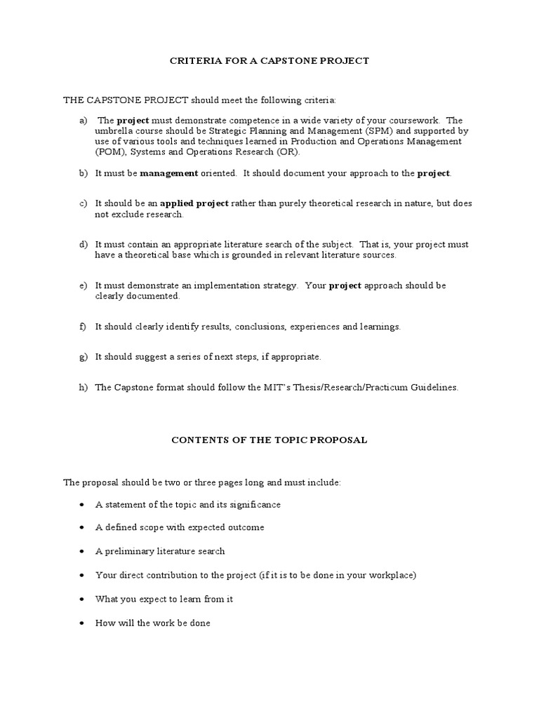 Capstone project examples pdf image