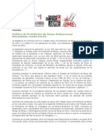 Política de Prohibición de Minas Antipersonal - en Colombia