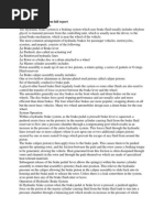 Hydraulic Brake System Full Report Machines Vehicle Parts