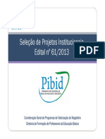 Apresentacao Pibid Edital 61 2013 13set13