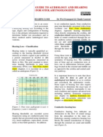 Classification of Hearing Loss