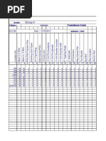 Inventory Sheet