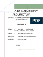 Informe N_ 5 de Mecánica de Suelos Limite de Liquido (Rubio Gil, Juan)