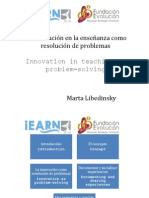 La Innovación en La Enseñanza Como Resolución de Problemas LIBEDINSKY IEARN20141 de Julio 2014