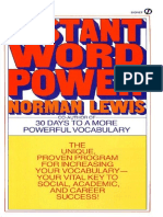 Instant Word Power - Norman Lewis