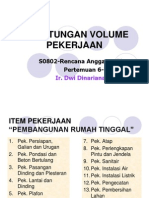 Perhitungan Praktis Volume Pekerjaan Bangunan