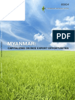 Myanmar: Rice Export