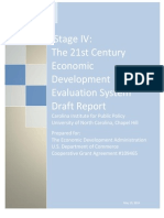 Stage IV: The 21st Century Economic Development Evaluation System Draft Report