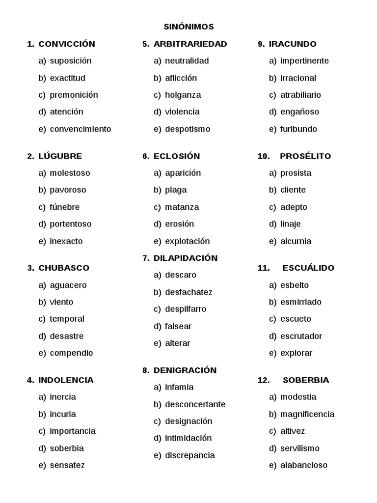 Sinonimos y Antonimos, PDF🦜 Descubra as melhores apostas na mr jack bet