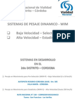 Sistema de Pesaje Dinamico - Vialidad Argentina