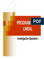 Programacion Lineal