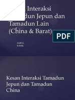 Kesan Interaksi Tamadun Jepun Dan Tamadun China