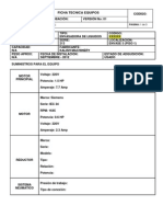 Ficha técnica envasadora líquidos