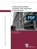 Transforming Information Technology at The Department of Veterans Affairs