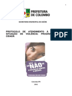 6 Protocolo Da Rede de Atendimento a Mulher Em Violencia Mulher Cidada Versao 2012