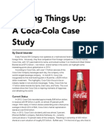 Shaking Things Up- A Coca-Cola Case Study