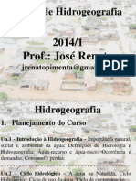 Curso Hidrogeografia Introdução