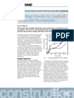 Sealing Cracks in Asphalt Concrete Pavements: by J-F. Masson