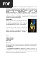 Cuatro Culturas de Guatemala Su Vestuario, Idioma, Costumbres, Comida, Instrumentos.