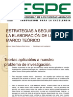 Estrategias A Seguir para La Elaboracion de Un Marco Teorico