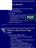 What Is A Servlet?: Java Servlets/JSP Are Part of The Sun's J2EE Enterprise Architecture Java Servlet