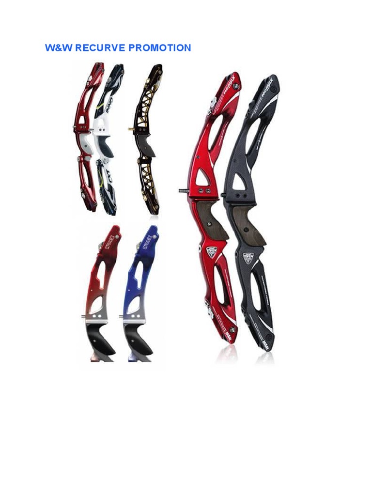 W&W Recurve Bow Promotion Prices | PDF