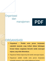 Organisasi Dan Manajemen
