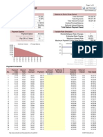 Line of Credit Calculator: Minimum Payment Rate 0.50% Fixed Payment Amount 800.00