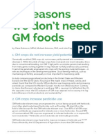 M. Antoniou Et Al. - GMO Myths & Truths (Short Report) - 10 Reasons We Don't Need GM Foods.