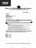 Cabarrus County Sheriff's Office (North Carolina) - 287(g) FOIA Documents