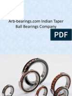 Arb Bearings Com Indian Taper Ball Bearings Company