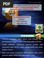 Download Power Point Analisa Kelayakan Finansial Gula Merah Tebu Secara Tradisional Di Lawang Kab Agam by Yossie Kharisma Dewi SN232237460 doc pdf