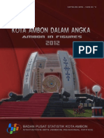 Kota Ambon Dlm Angka 2012