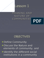 SOCIETY - Community