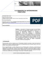 Artigo - Isenções e o Princípio Da Anterioridade Tributária