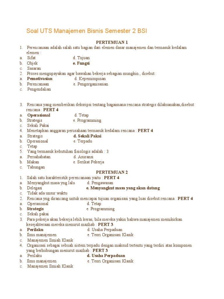 [PDF] Materi Dasar Dasar Manajemen Semester 1 Pdf