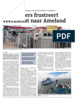 Zigzagkoers Frustreert Veerdienst Naar Ameland