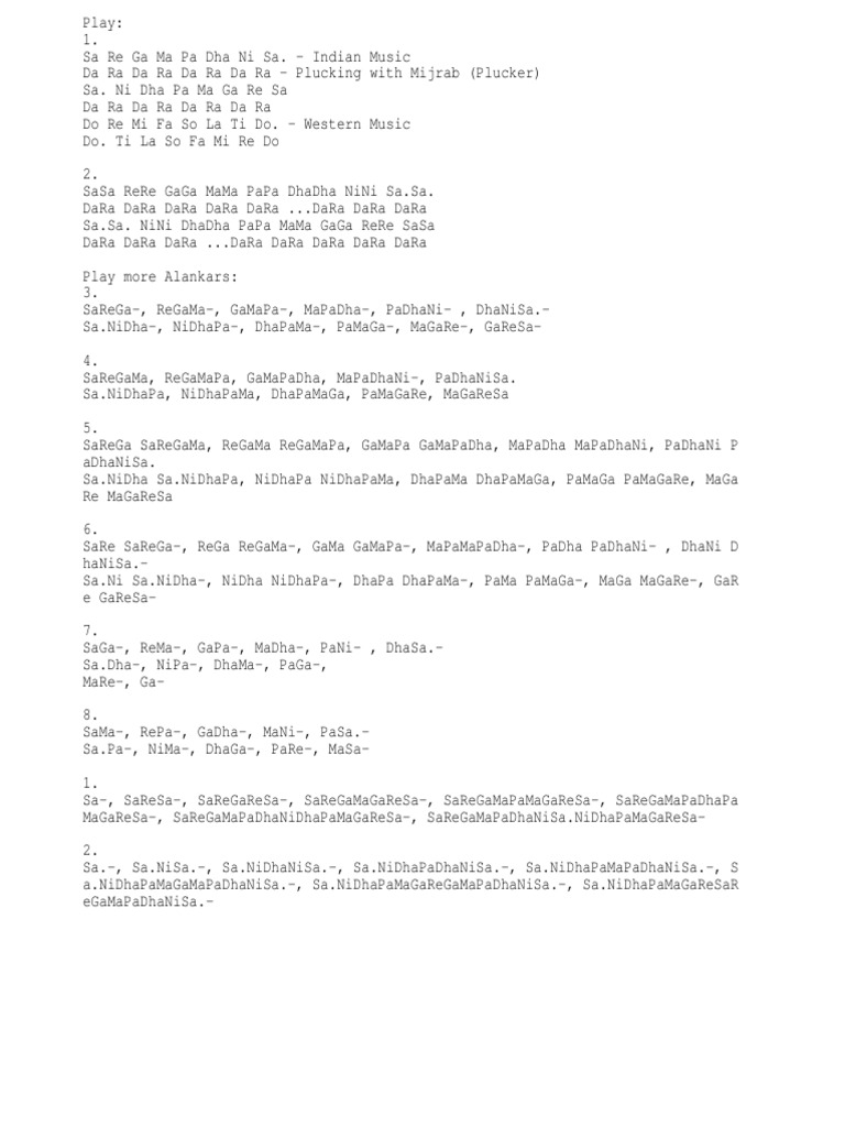 Alan Kar For Guitar Practice | PDF | Religion & Spirituality