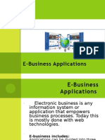 E Business Applications